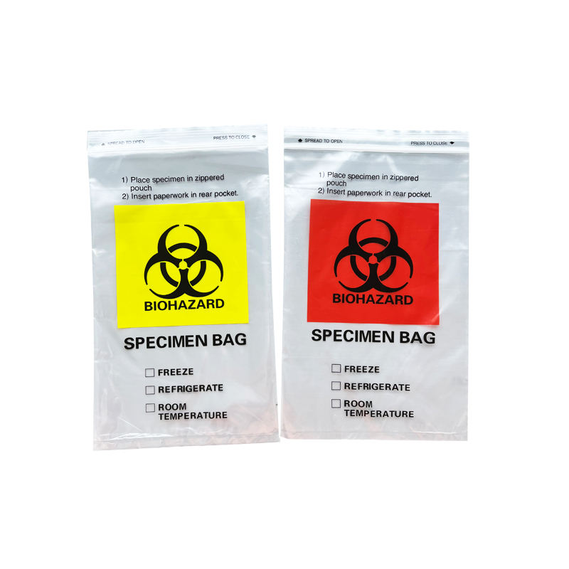 Biohazard Specimen Carrier Zipper Bag