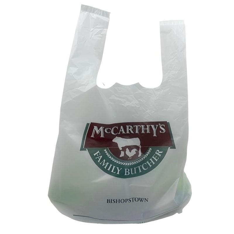 Disposable Plastic T-Shirt Poly Bag Shopping Bag