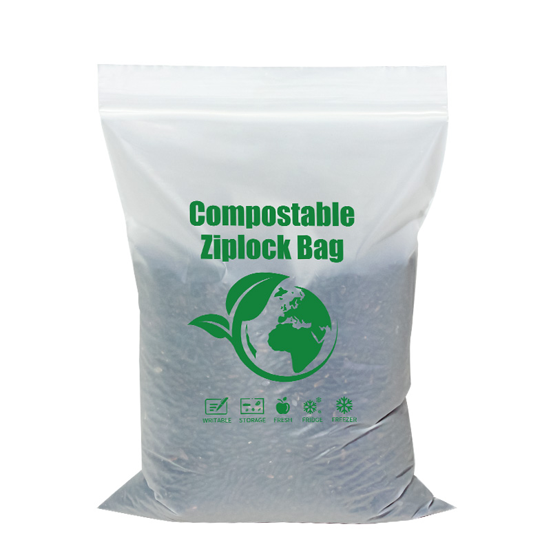 <b>PLA/PBAT Compostable Ziplock Bag</b>