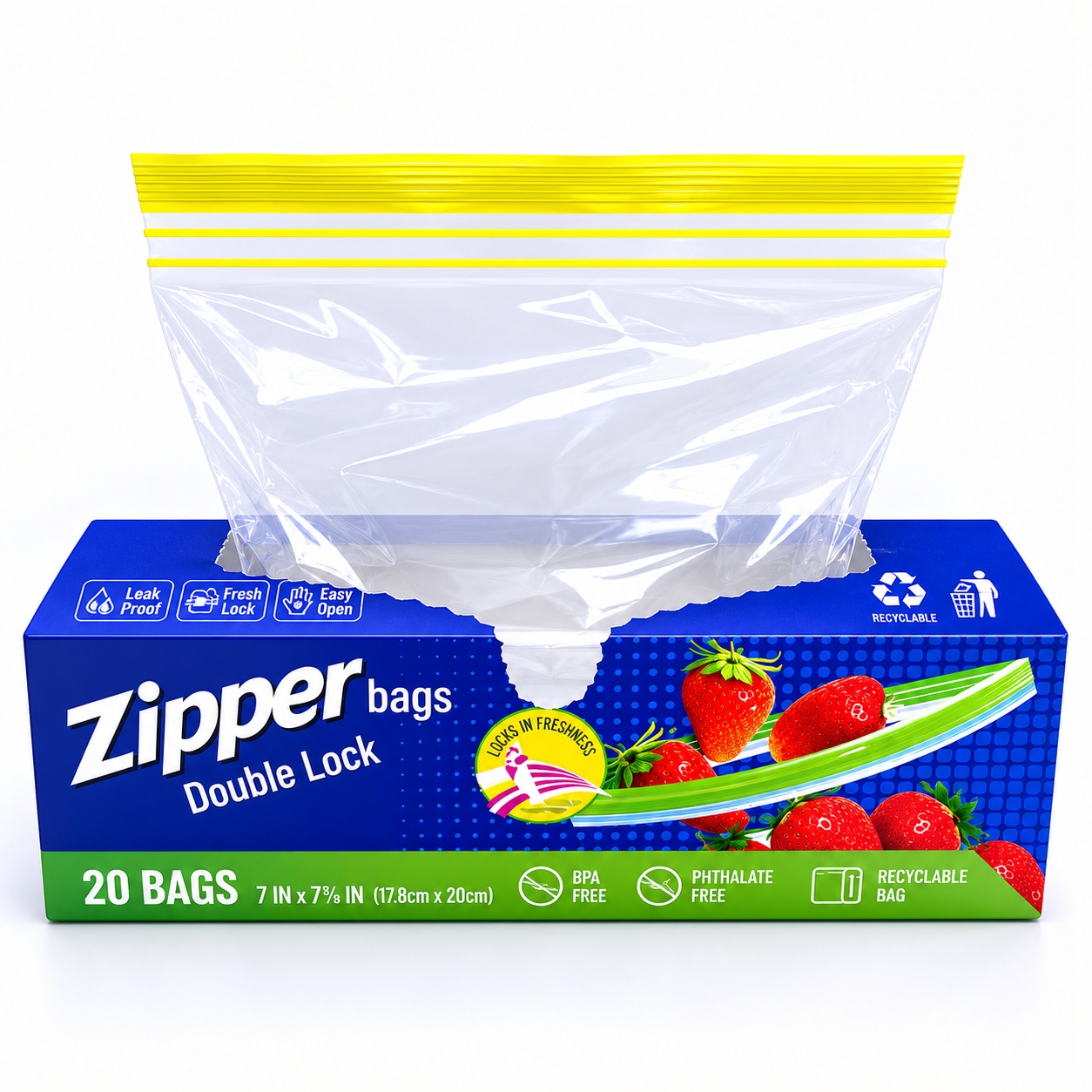 Double Zipper Bag