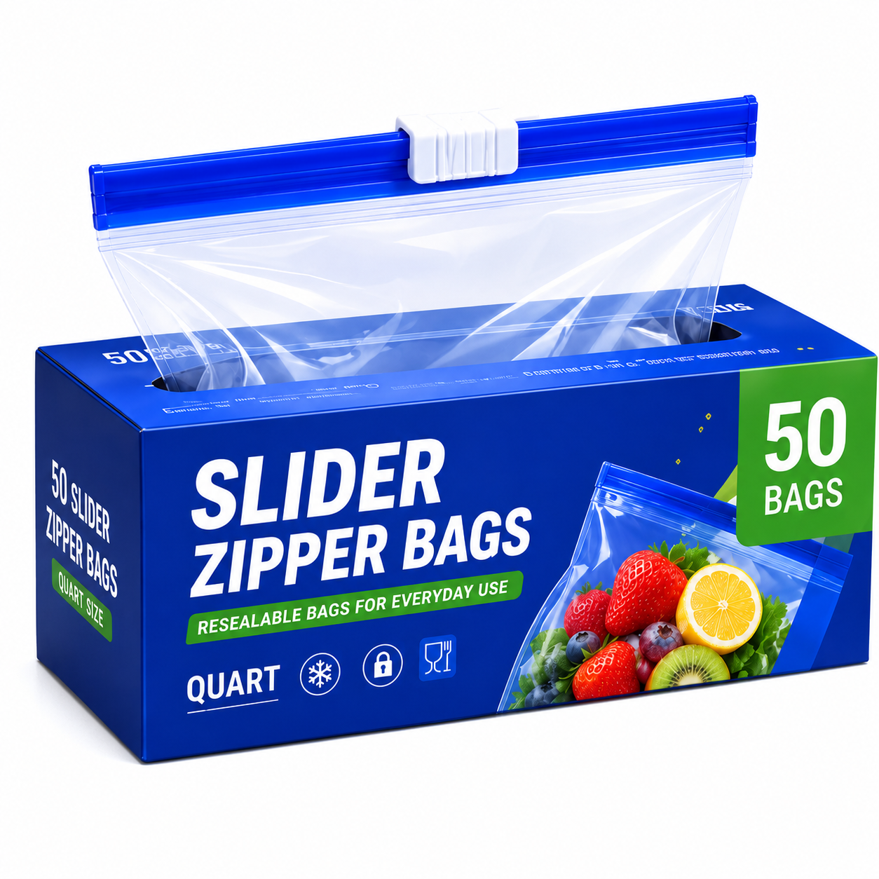 SLIDER FOOD STORAGE BAG
