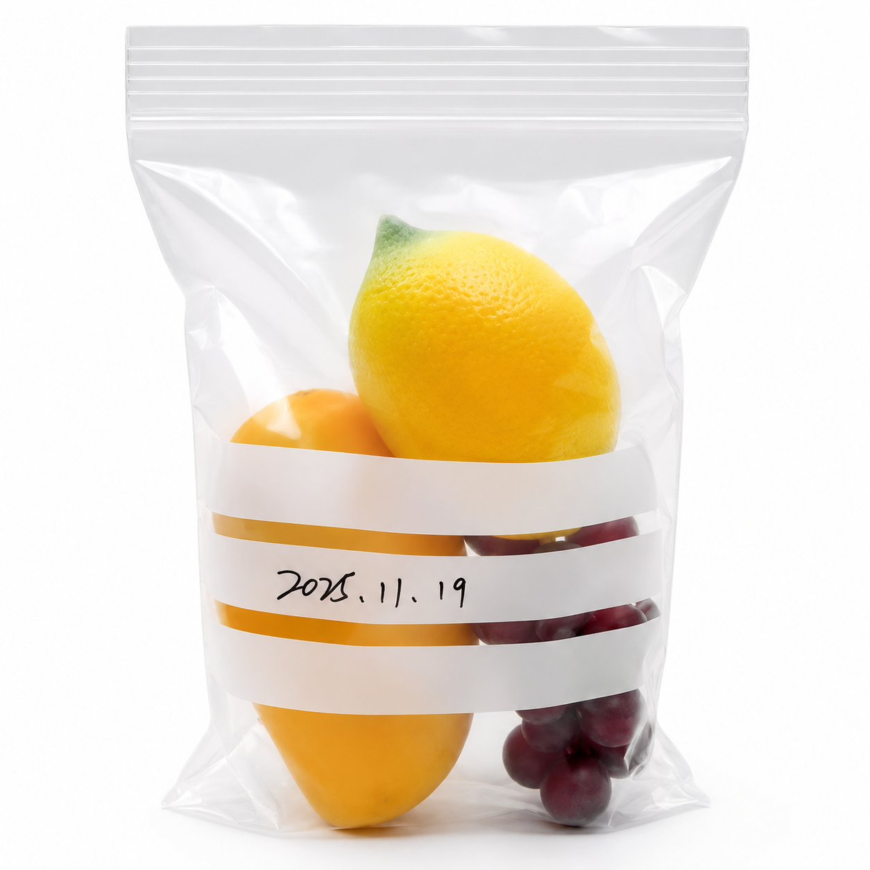 Ziplock Bags With 3 White Stripes