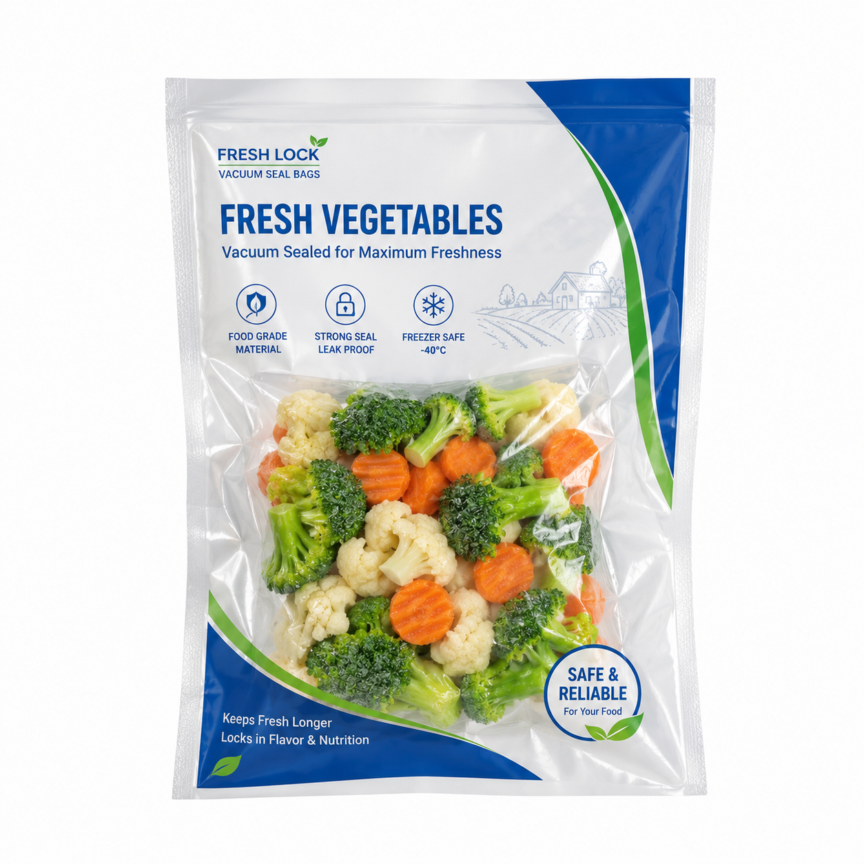 3 Sides Seal Bags