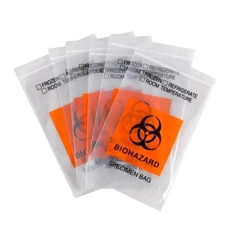 Biohazard Specimen Carrier Zipper Bag